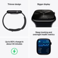 Pametni sat APPLE Watch S10 GPS, 42mm Silver Alu Case with Denim Sport Band - M/L