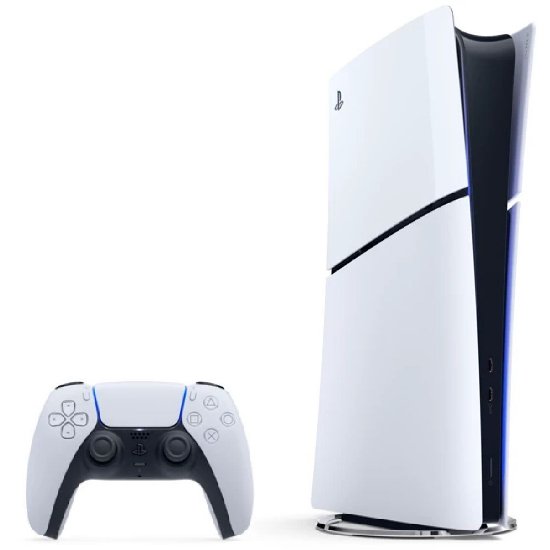 Igraća konzola SONY PlayStation 5 Slim E Chassis Digital Edition, 825 GB SSD, DualSence kontroler, bijeli