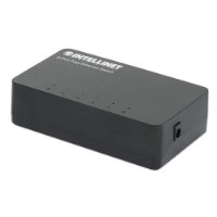 Switch INTELLINET 561723, 10/100 Mbps, 5-port, plastično kućište, kabel Cat5e 0,5m