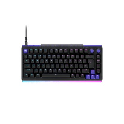 Tipkovnica LOGITECH Gaming G512 X 75, tactile switch, RGB, mehanička, US Layout, USB, crna