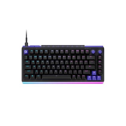 Tipkovnica LOGITECH Gaming G512 X 75, linear switch, RGB, mehanička, US Layout, USB, crna