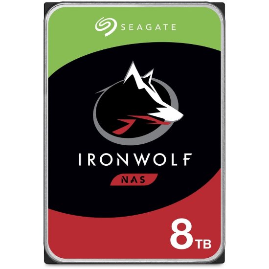 Tvrdi disk 8TB SEAGATE IronWolf NAS ST8000VN004, HDD, SATA3, 256MB cache, 7200 okr./min, 3.5", za desktop