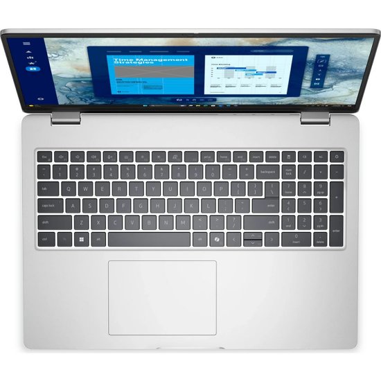 Laptop DELL Pro 16 / Core Ultra 5 225U,  16GB, 512GB SSD, Intel Graphics, 16" FHD IPS, Windows 11 Pro, sreberni