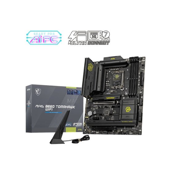 Matična ploča MSI MAG B860 TOMAHAWK WIFI, INTEL B860, DDR5, ATX, s.1851