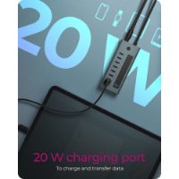 USB HUB ICY BOX IB-HUB1457-C31, USB-C na 7x USB-C 3.2 Gen 2