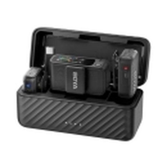 Mikrofon BOYA Boyamic 2-02, 2 odašiljača, 1 prijemnik, 3.5mm  bežični, USB C, crni