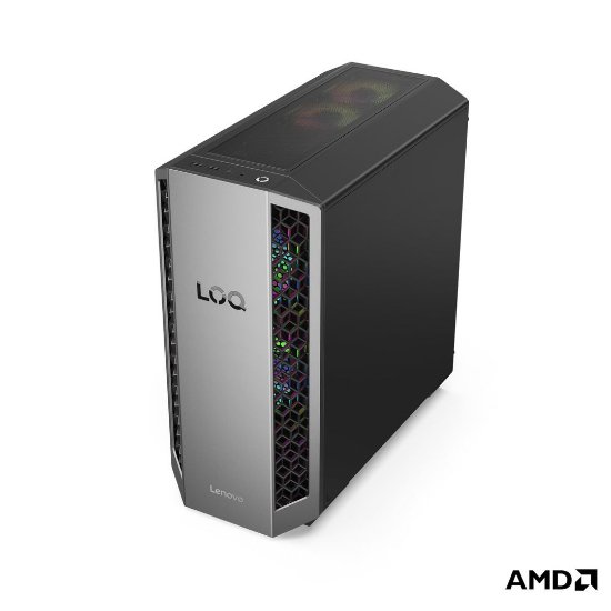 Računalo LENOVO LOQ Tower 91DF007HSC / Ryzen 7 8745HX, 16GB, 512GB SSD, nVidia GeForce RTX 5050, WiFi, bez OS, sivo
