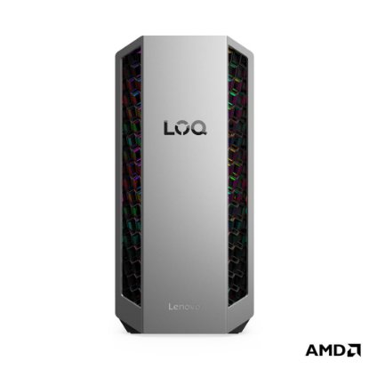 Računalo LENOVO LOQ Tower 91DF008HSC / Ryzen 7 8745HX, 32GB, 1TB SSD, nVidia GeForce RTX 5060, WiFi, bez OS, sivo