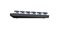 Tipkovnica LOGITECH MX Mechanical Mini Clicky, bežična, BT, crna