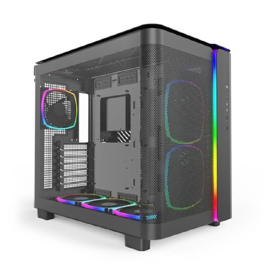 Računalo LINKS Gaming PC G225A / Ryzen 7 7800X3D, 32GB DDR5, 1TB SSD NVMe, nVidia GeForce RTX 5070 Ti 16GB, WiFi, bez OS, crno
