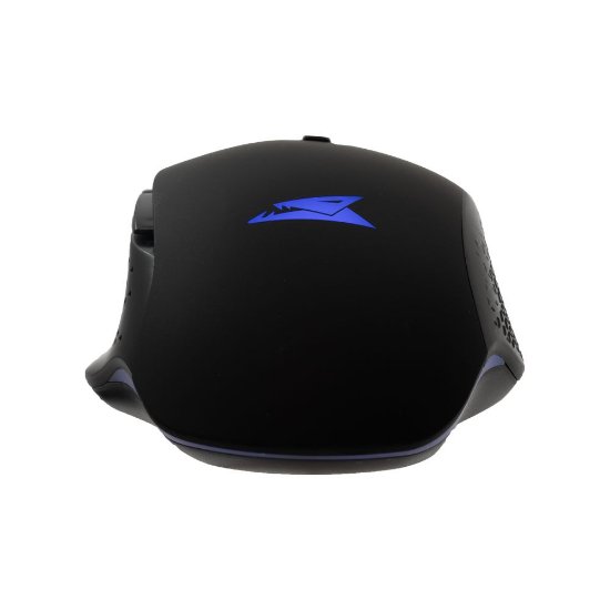 Miš BARACUDA BGM-051 Raptor, RGB, optički, 6400dpi, crni