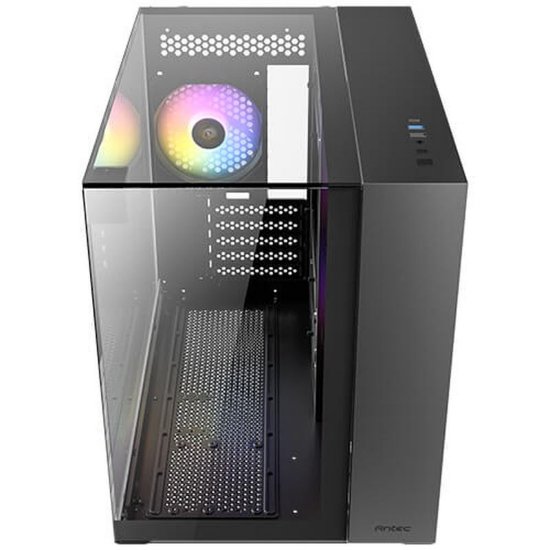 Kućište ANTEC CX600M Trio RGB, Mini, mATX, window, crno, bez napajanja