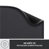 Podloga za miš, LOGITECH Studio, soft, crna