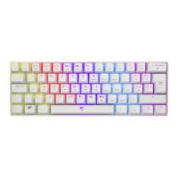 Tipkovnica WHITE SHARK GK-2022 Shinobi, RGB, smeđi switch, mehanička, UK layout, bijela, USB