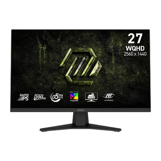 Gaming monitor 27" MSI MAG 274QF E20, WQHD, IPS, 180Hz, 1ms, 300cd/m2, FreeSync, crni