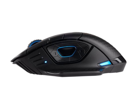 Miš CORSAIR Dark Core RGB PRO, optički, 18000 dpi, bežični, crni, USB