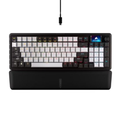 Tipkovnica CORSAIR Vanguard 96 MLX, Plasma Dual, NA Layout, USB, crna-bijela