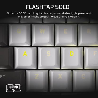 Tipkovnica CORSAIR Vanguard 96 MLX, Plasma Dual, NA Layout, USB, crna-bijela