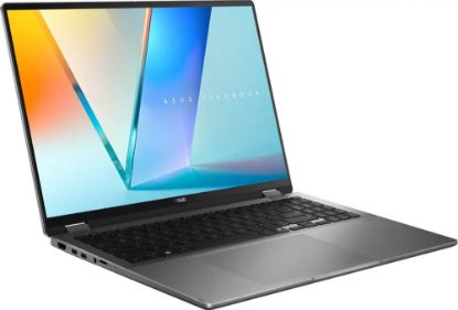 Laptop ASUS Vivobook 16 Flip TP3607SA-RJ003X / Core Ultra 5 226V, 16GB, 512GB SSD, Intel HD Graphics, 16" 2,8K 120Hz OLED, Windows 11 Pro, sivi