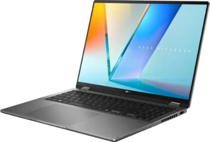 Laptop ASUS Vivobook 16 Flip TP3607SA-RJ003X / Core Ultra 5 226V, 16GB, 512GB SSD, Intel HD Graphics, 16" 2,8K 120Hz OLED, Windows 11 Pro, sivi